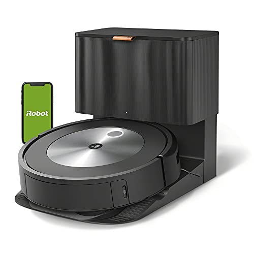 iRobot Roomba j6+ Self-Emptying Robot Vacuum – Identifies and Avoids Pet Waste & Cords,...