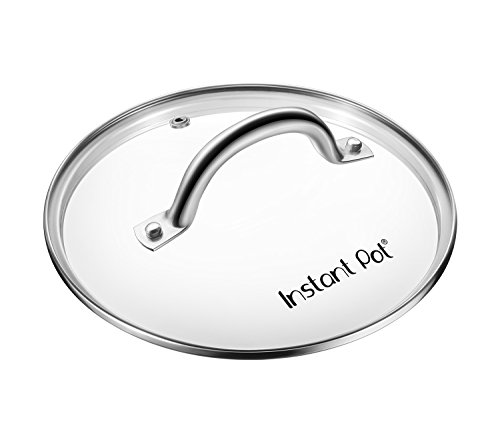 Instant Pot Tempered Glass Lid, 9.1-In, 6-Qt, Cooking Pot Lid, Stainless Steel Handle and Rim,...