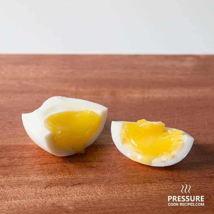 7 minutes pressure cooker soft medium boiled egg pressurecookrecipes.com