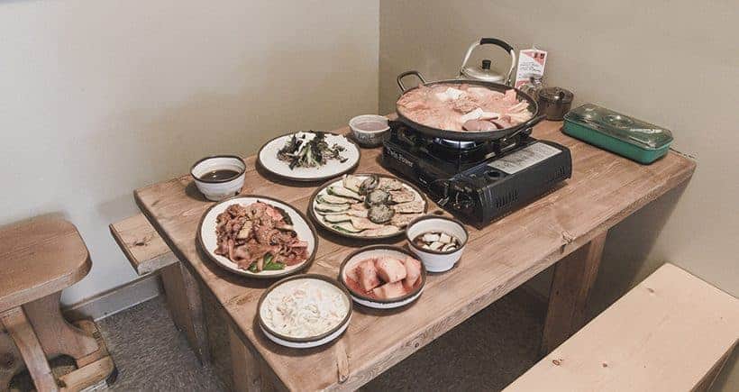 Authentic traditional Korean food served by our restaurant client