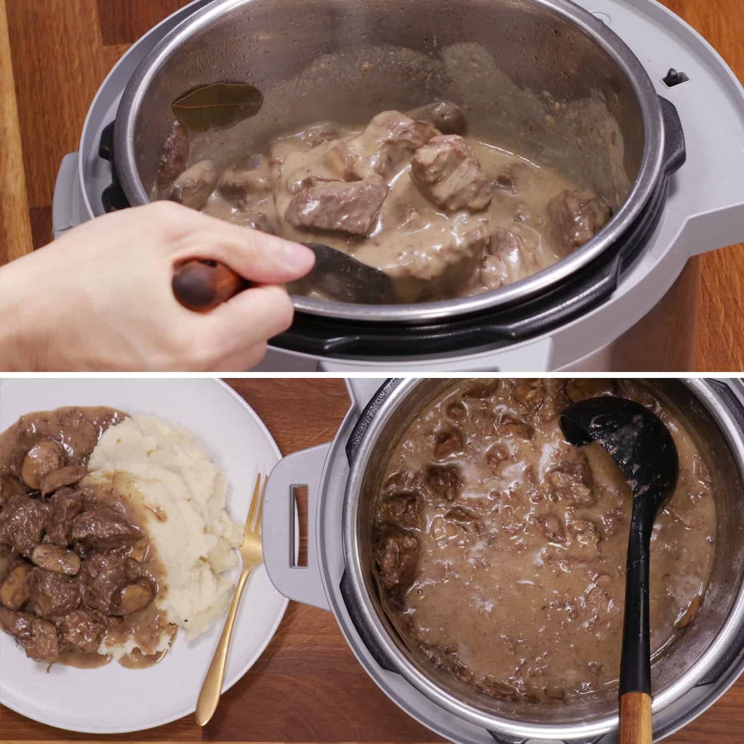 beef tips in instant pot