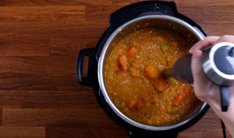 Blend Butternut Squash Soup in Instant Pot   #AmyJacky #InstantPot #PressureCooker #recipe #soup #vegetarian #healthy