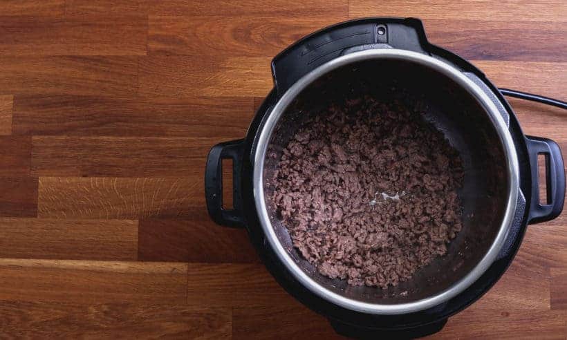 brown ground beef in Instant Pot