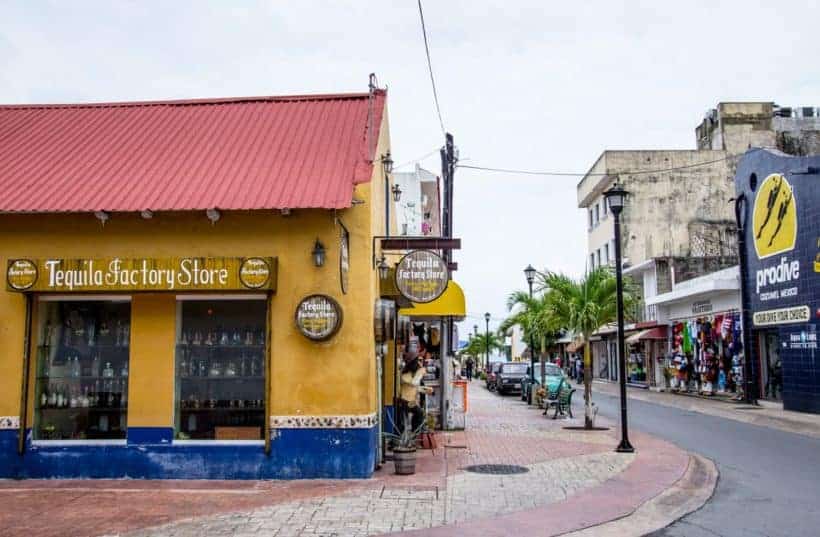 Streets of Cozumel Mexico