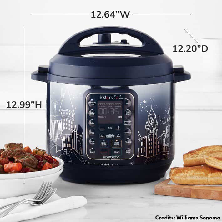 size of the harry potter instant pot