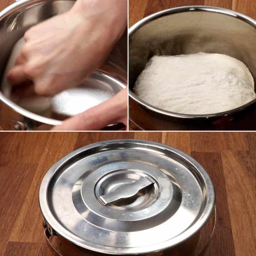 how to grease cake pan  #AmyJacky #recipe