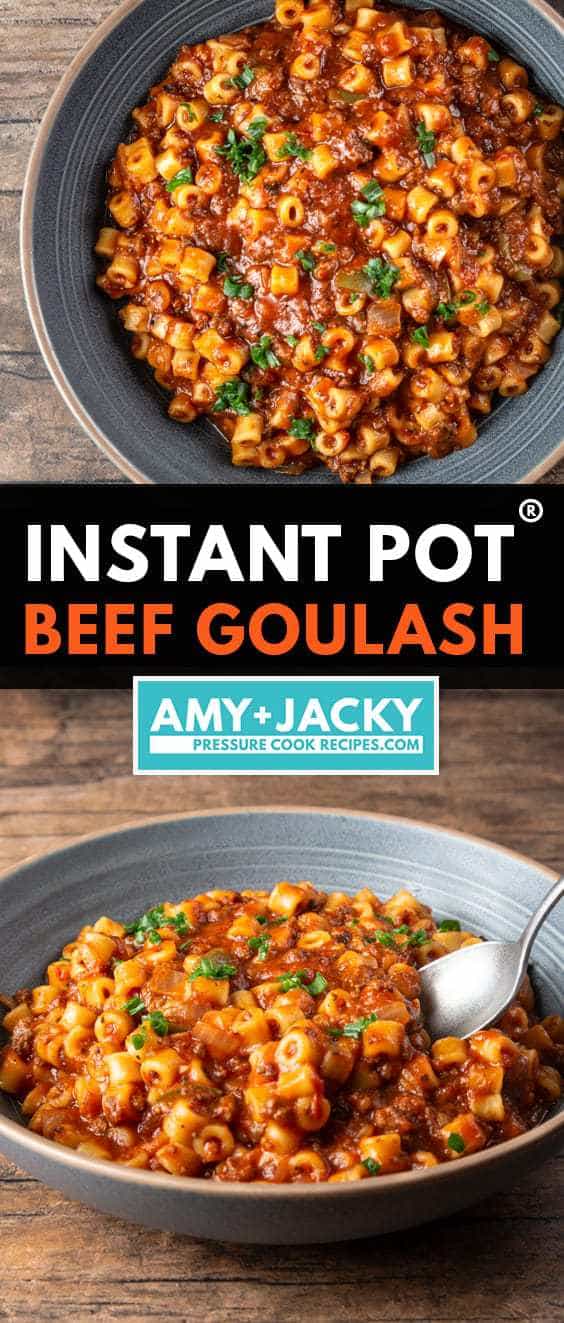 instant pot goulash | goulash instant pot | instant pot american goulash | pressure cooker goulash | instant pot beef goulash  #AmyJacky #InstantPot #PressureCooker #recipe #GroundBeef #pasta