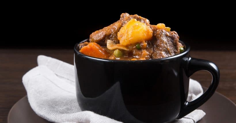 Classic American Instant Pot Beef Stew Recipe: Make this soul-satisfying beef stew. Tender & moist pressure cooker chuck roast immersed in a rich, hearty, umami sauce.
