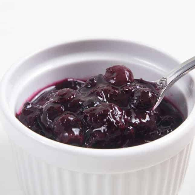 Instant Pot Party Recipes (Pressure Cooker Party Recipes): Instant Pot Blueberry Compote Recipe