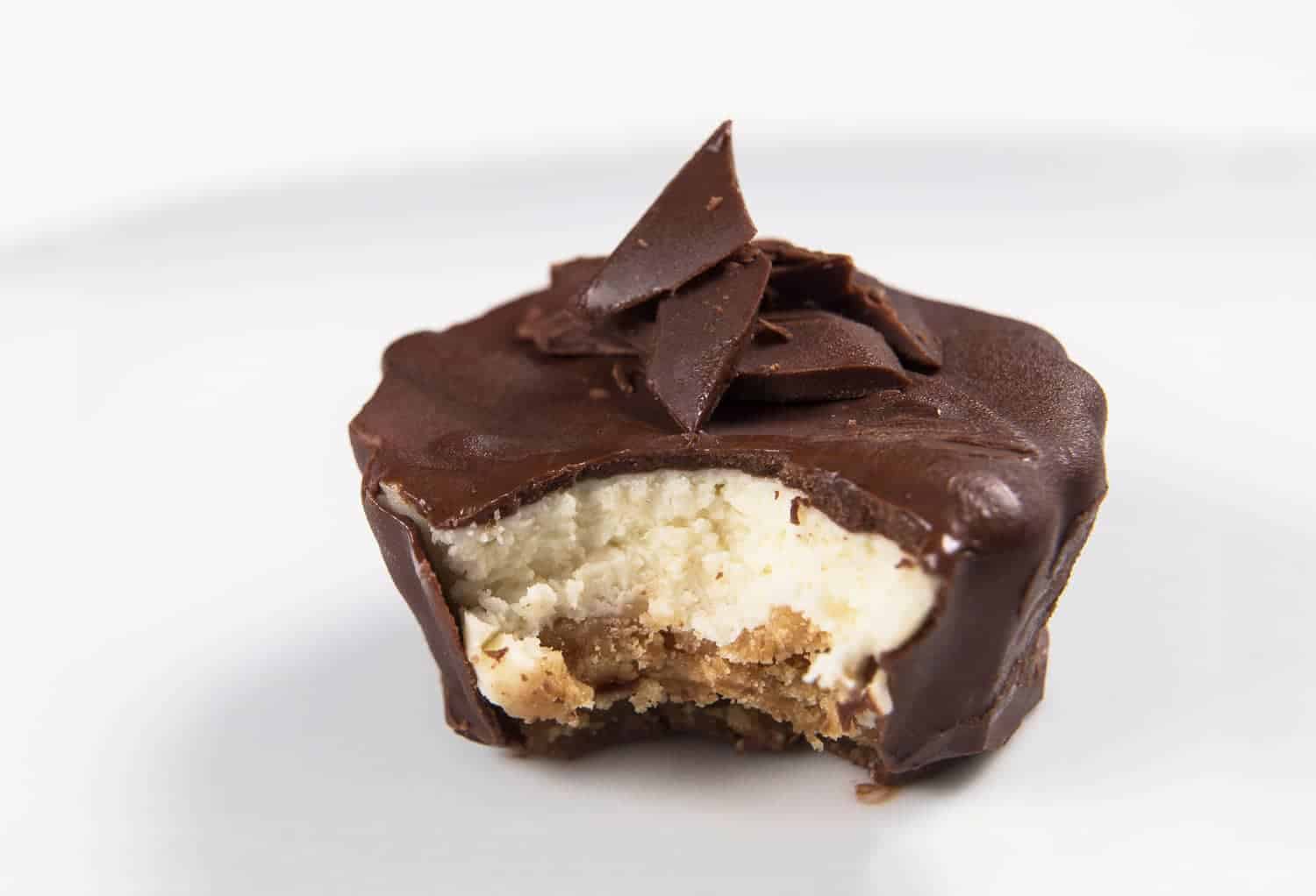 Chocolate Covered Instant Pot Cheesecake Bites Recipe: Wow your guests & satisfy your cravings with this luxuriously rich, dense pressure cooker cheesecake, drowned in deliciously creamy chocolate.