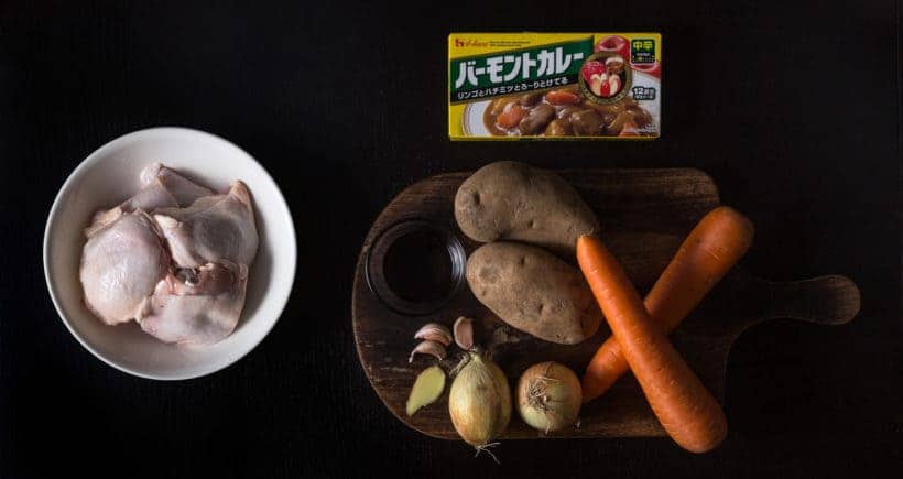 Make Easy Weeknight Japanese Instant Pot Chicken Curry Recipe (Pressure Cooker Chicken Curry) Ingredients