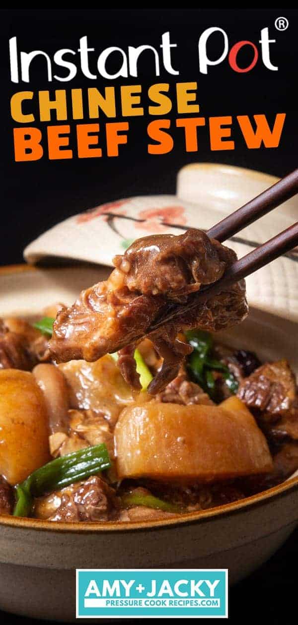 Instant Pot Chinese Beef Stew | Pressure Cooker Chinese Beef Stew | Instant Pot Beef Recipes | Instant Pot Recipes | Beef Brisket Stew | Chinese Beef Brisket | Beef Tendon | Hong Kong Beef Brisket #instantpot #pressurecooker #beef #asian #chinese #dinner #easy