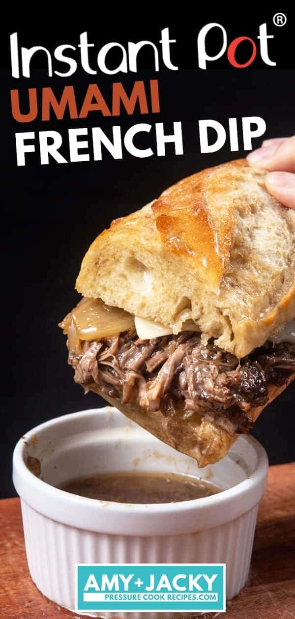 Instant Pot French Dip | Pressure Cook French Dip | Instapot French Dip Sandwiches | Beef Dip | Instant Pot Chuck Roast | Instant Pot Beef Recipes | Healthy Instant Pot Recipes #instantpot #pressurecooker #recipes #easy #beef