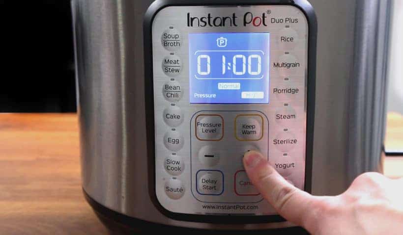 Instant Pot Pressure Cooker High Pressure 1 hour