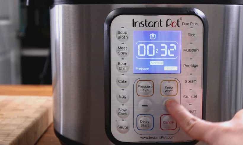 Instant Pot Pressure Cooker High Pressure 32 minutes
