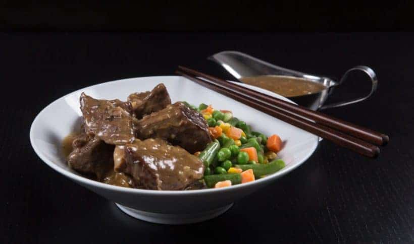 Instant Pot HK Garlic Beef Rice Bowl Recipe