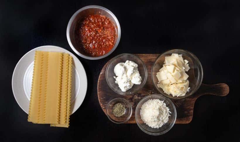 Instant Pot Lasagna Recipe Ingredients