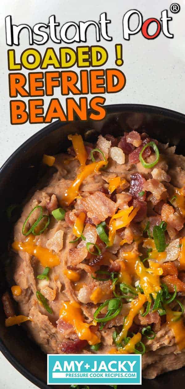 Instant Pot Refried Beans | Pressure Cooker Refried Beans | How to make Refried Beans | Mexican Refried Beans Recipe | Refried Bean Dip | Refried Pinto Beans | Homemade Refried Beans | Instant Pot Beans #instantpot #pressurecooker #recipe #sides #mexican