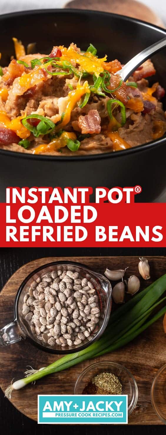 Instant Pot Refried Beans | Pressure Cooker Refried Beans | How to make Refried Beans | Mexican Refried Beans Recipe | Refried Bean Dip | Refried Pinto Beans | Homemade Refried Beans | Instant Pot Beans #instantpot #pressurecooker #recipe #sides #mexican