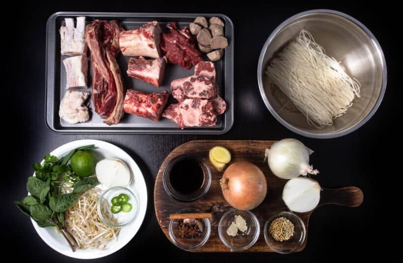 Instant Pot Pho Ingredients    #AmyJacky #InstantPot #PressureCooker #recipe #asian #vietnamese #soup #noodles