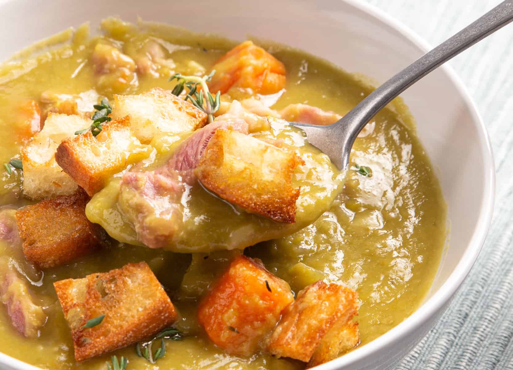 instant pot split pea soup | instant pot pea soup | instant pot split pea and ham soup | pressure cooker split pea soup