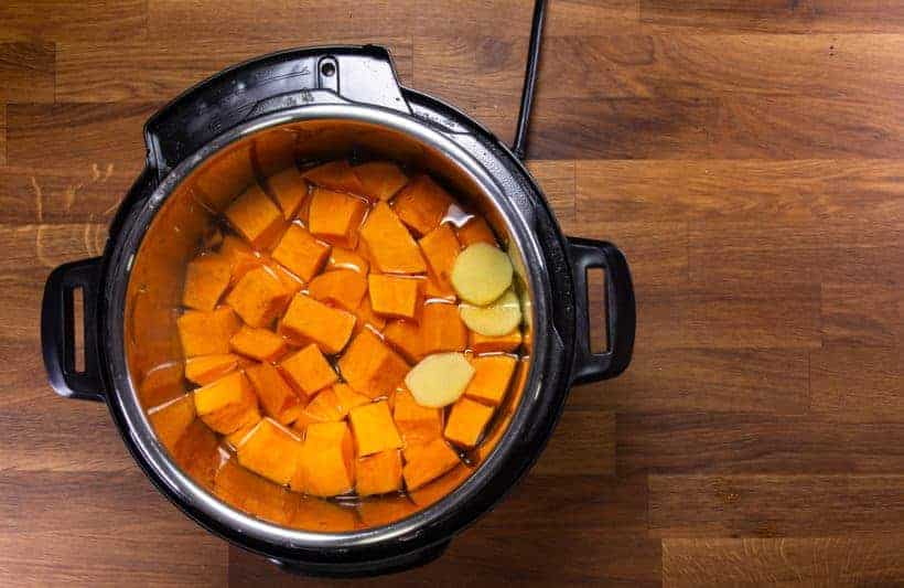 Instant Pot Chinese Sweet Potato Soup: pressure cook sweet potato soup in Instant Pot Pressure Cooker