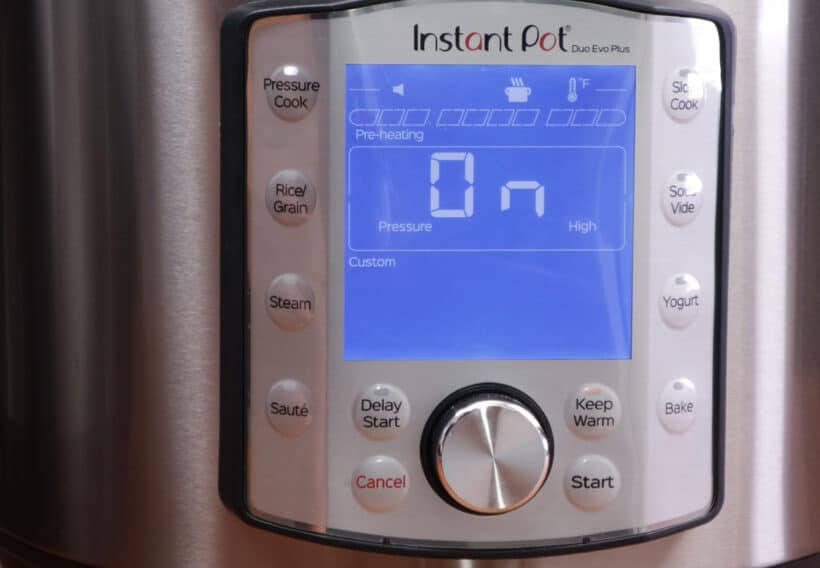 Instant Pot Water Test Preheating Cycle