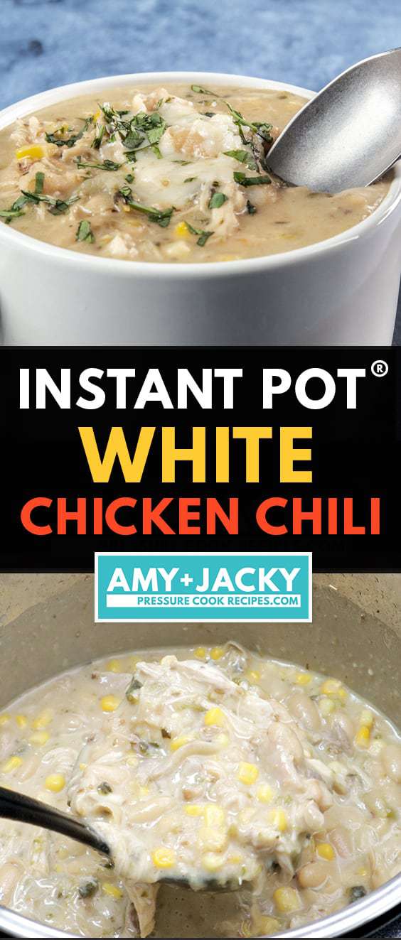 instant pot white chicken chili | white chicken chili instant pot | instant pot chicken chili | pressure cooker white chicken chili  #AmyJacky #InstantPot #PressureCooker #recipe #chicken