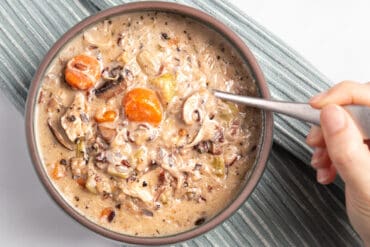 instant pot chicken wild rice soup | Instant Pot Wild Rice Soup | wild rice soup instant pot | mushroom wild rice soup