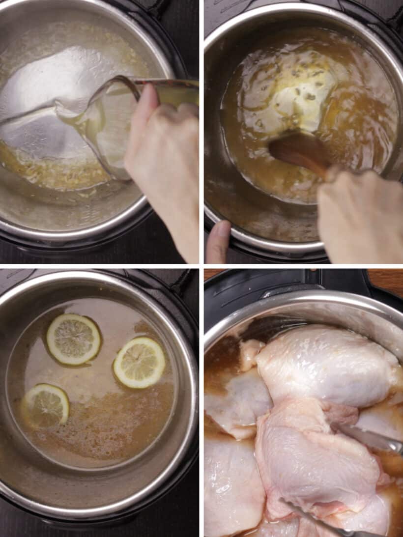 lemon chicken in Instant Pot