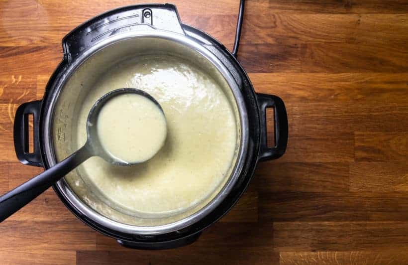 Instant Pot Potato Leek Soup | Instant Pot Potato Soup: taste and season potato soup in Instant Pot Pressure Cooker