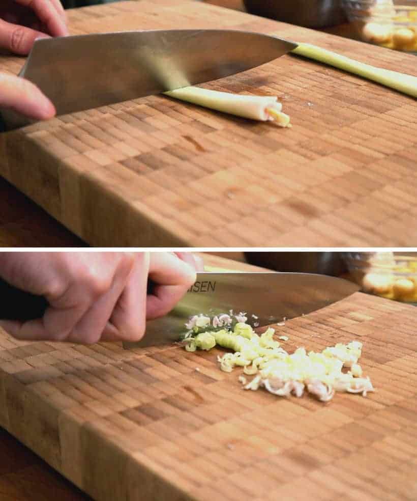 How to Cut Lemongrass  #AmyJacky #InstantPot #PressureCooker #asian #recipe