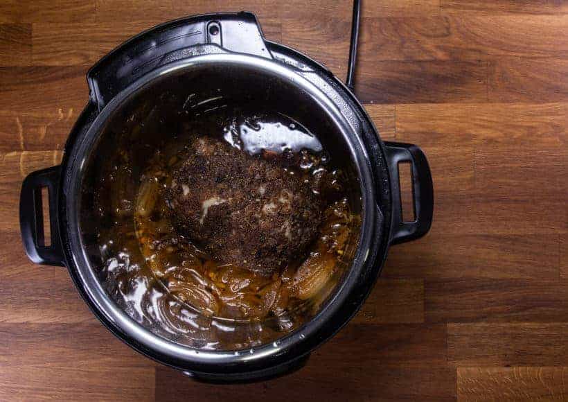 Instant Pot Brisket | Pressure Cooker Beef Brisket: pressure cooked bbq brisket in Instant Pot