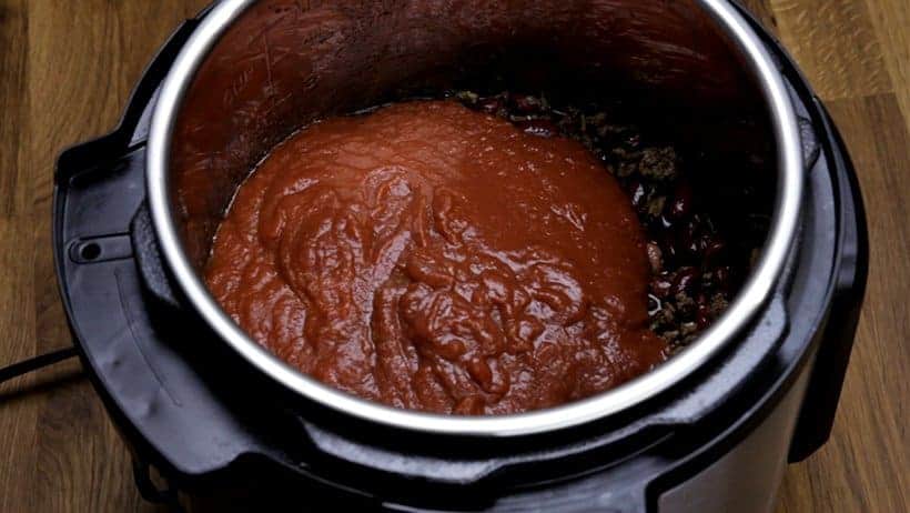 pressure cooker chili
