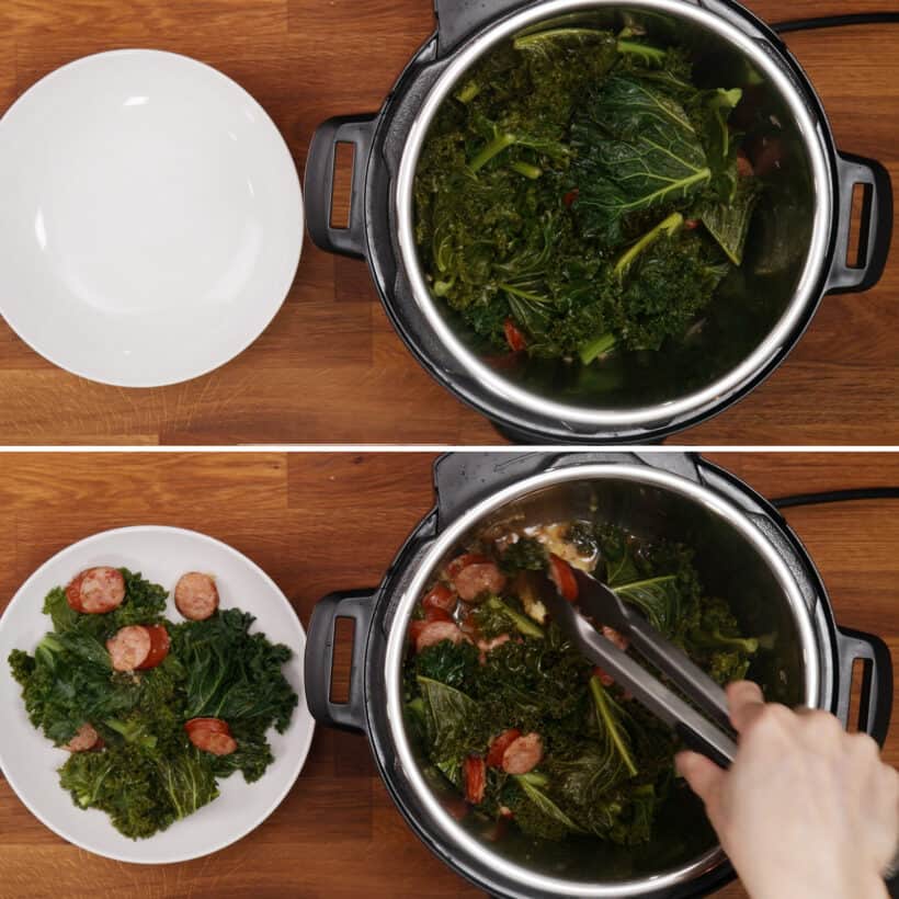 pressure cooker kale
