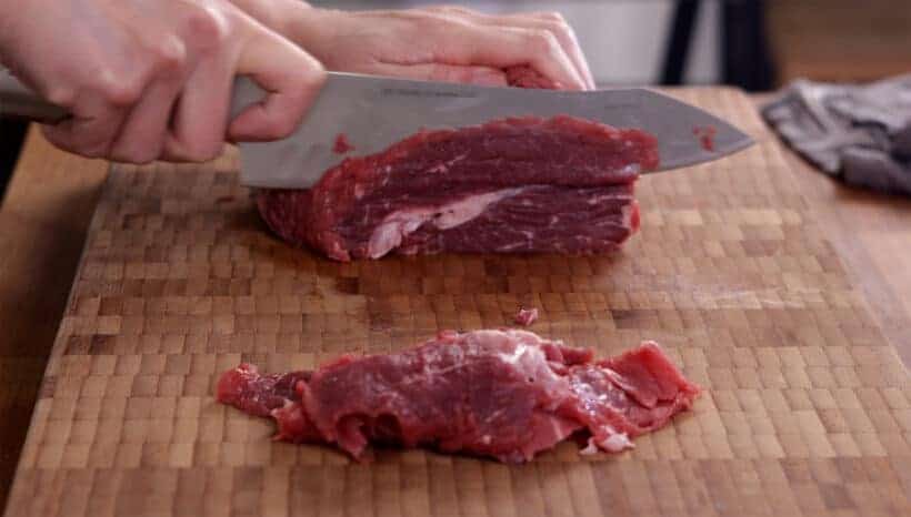 slice sirloin tip roast  #AmyJacky #recipe #beef