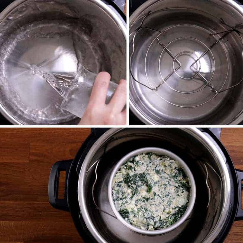Cooking spinach artichoke dip in Instant Pot Pressure Cooker  #AmyJacky #InstantPot #PressureCooker #recipe