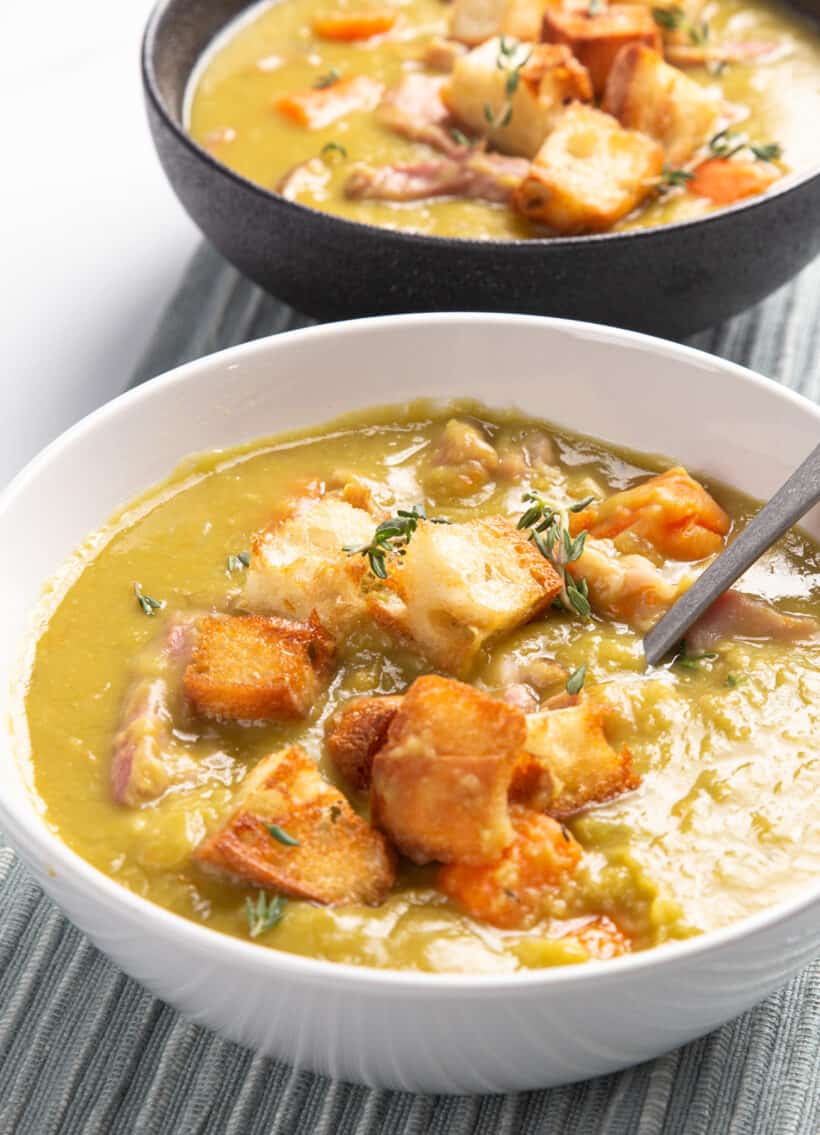 split pea soup instant pot