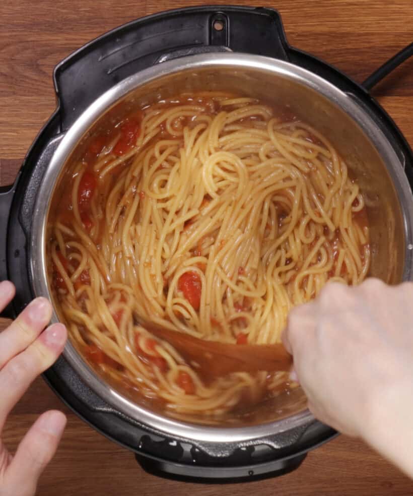 thicken spaghetti in Instant Pot